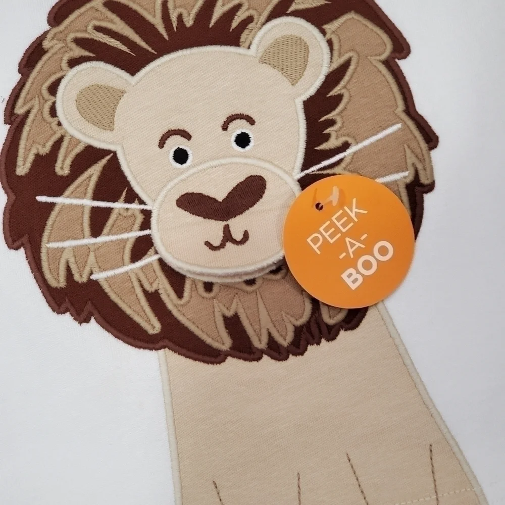 5T NWT Gymboree Lion Applique T-Shirt Safari Jungle Summer Safari Collection